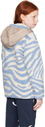 Molo Kids Blue & White Uberto Jacket
