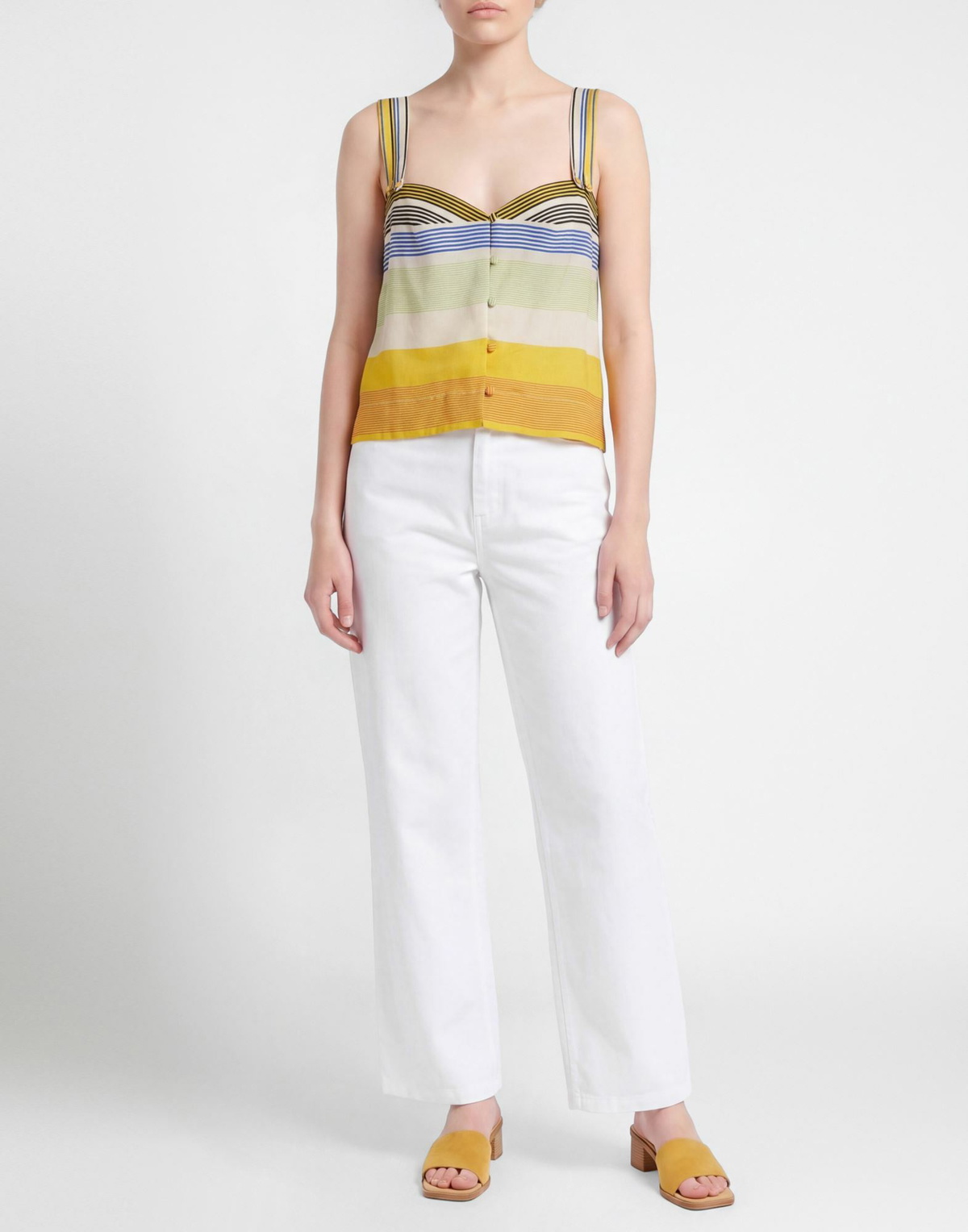 Bode Womens Top in Yellow
