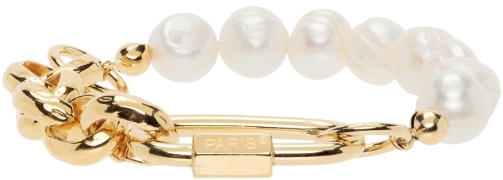 Photo: IN GOLD WE TRUST PARIS Gold Pearl Rolo Bracelet