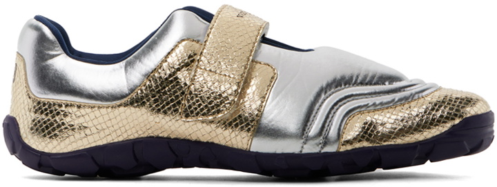 Photo: Wales Bonner Silver & Gold Jewel Sneakers