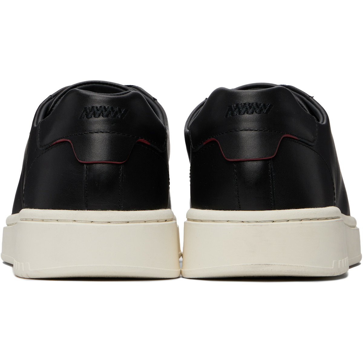 Hugo Black Logo Nappa Leather Sneakers