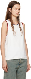 Carter Young SSENSE Exclusive White Tank Top