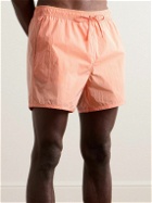 CDLP - Straight-Leg Mid-Length Swim Shorts - Orange