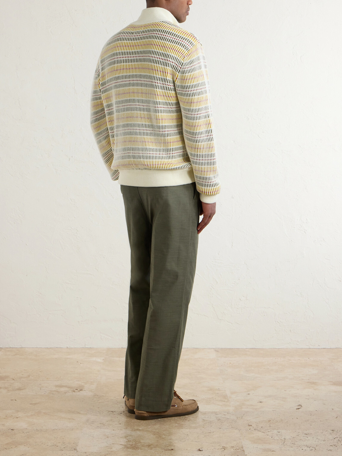 Aimé Leon Dore - Cable-Knit Cotton Zip-Up Sweater - Yellow