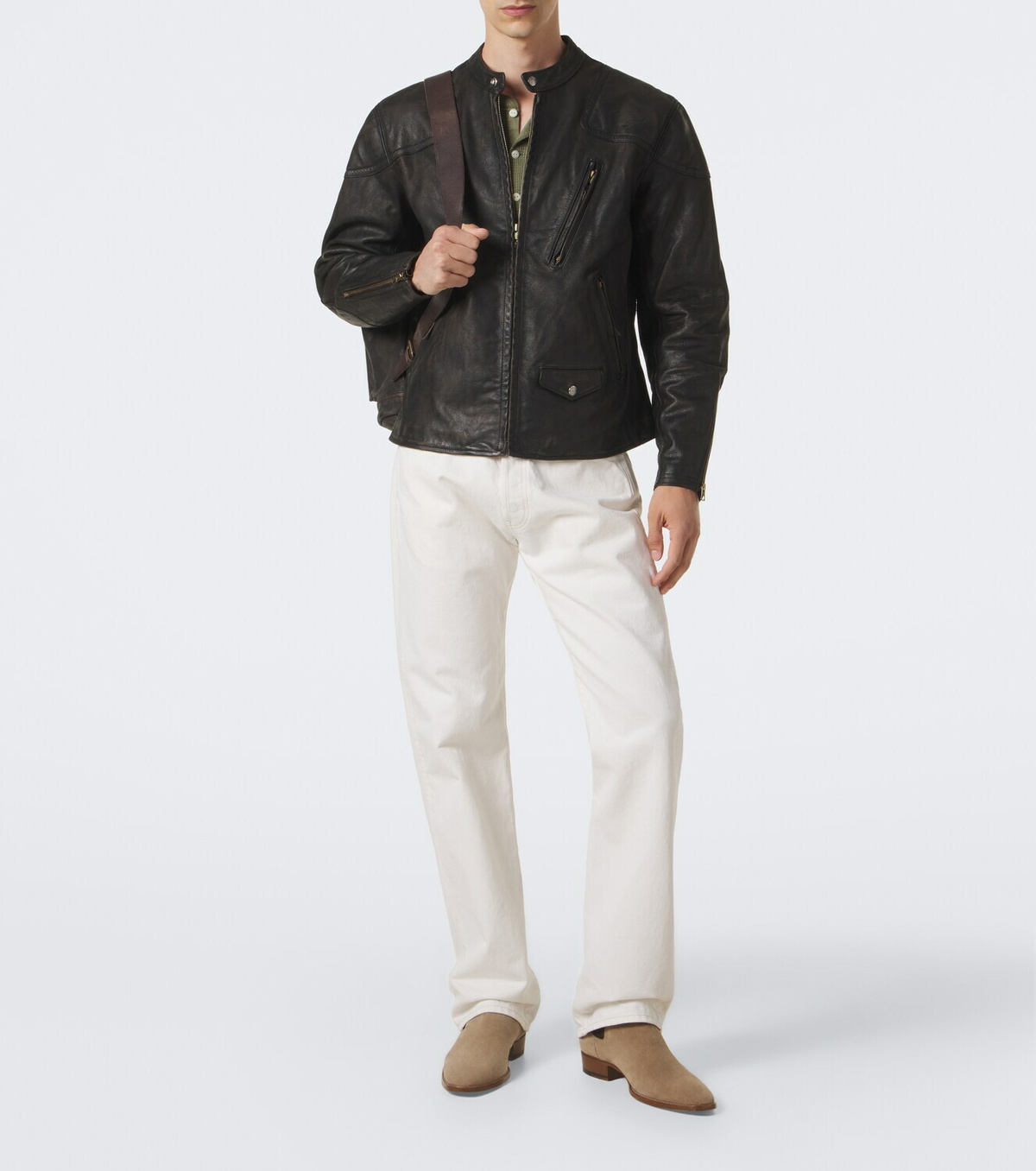 RRL Watts leather jacket