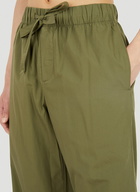 Drawstring Sleep Pants in Green