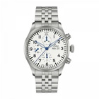 Laco Kiel 2 Weiss Chronograph Automatic White Dial Mens Watch 862153.MB