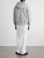 Les Tien - Cotton-Jersey Zip-Up Hoodie - Gray