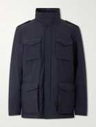 Herno - Four Pockets Woven Jacket - Blue