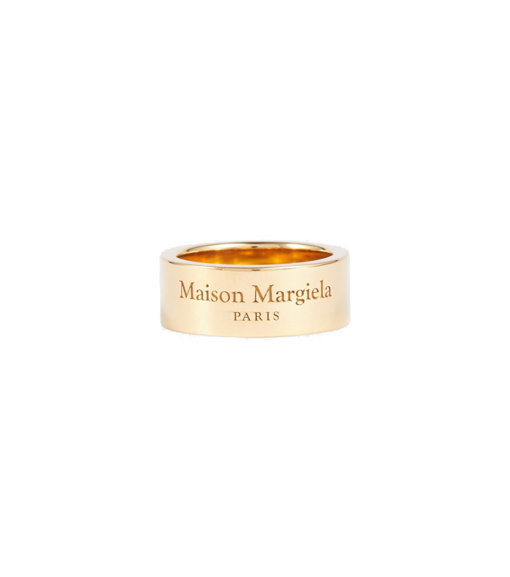 Photo: Maison Margiela - Logo-engraved sterling silver ring