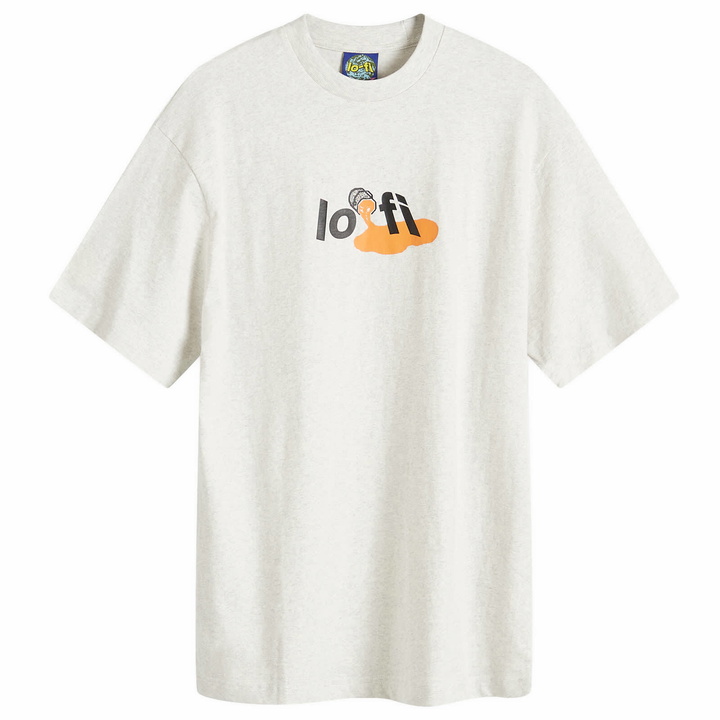Photo: Lo-Fi Men's Paint Logo T-Shirt in Ash