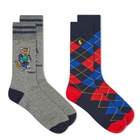 Polo Ralph Lauren Varsity Tiger Sock - 2 Pack