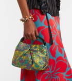 Dries Van Noten Crisp Small jacquard top-handle bag