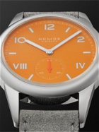 NOMOS Glashütte - Club Campus Hand-Wound 36mm Stainless Steel and Leather Watch, Ref. No. 710