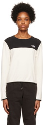 The North Face Off-White & Black TKA Glacier Sweatshirt