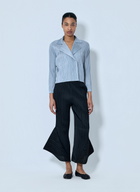 Pleats Please Issey Miyake Structured Pleat Long Sleeve Shirt