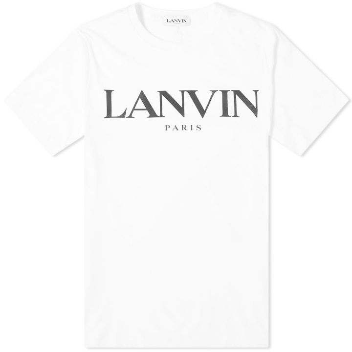 Photo: Lanvin Logo Printed Tee