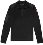 Canada Goose - Stormont CORDURA-Trimmed Merino Wool Half-Zip Sweater - Black