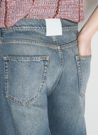 Lanvin Baggy Twisted Jeans