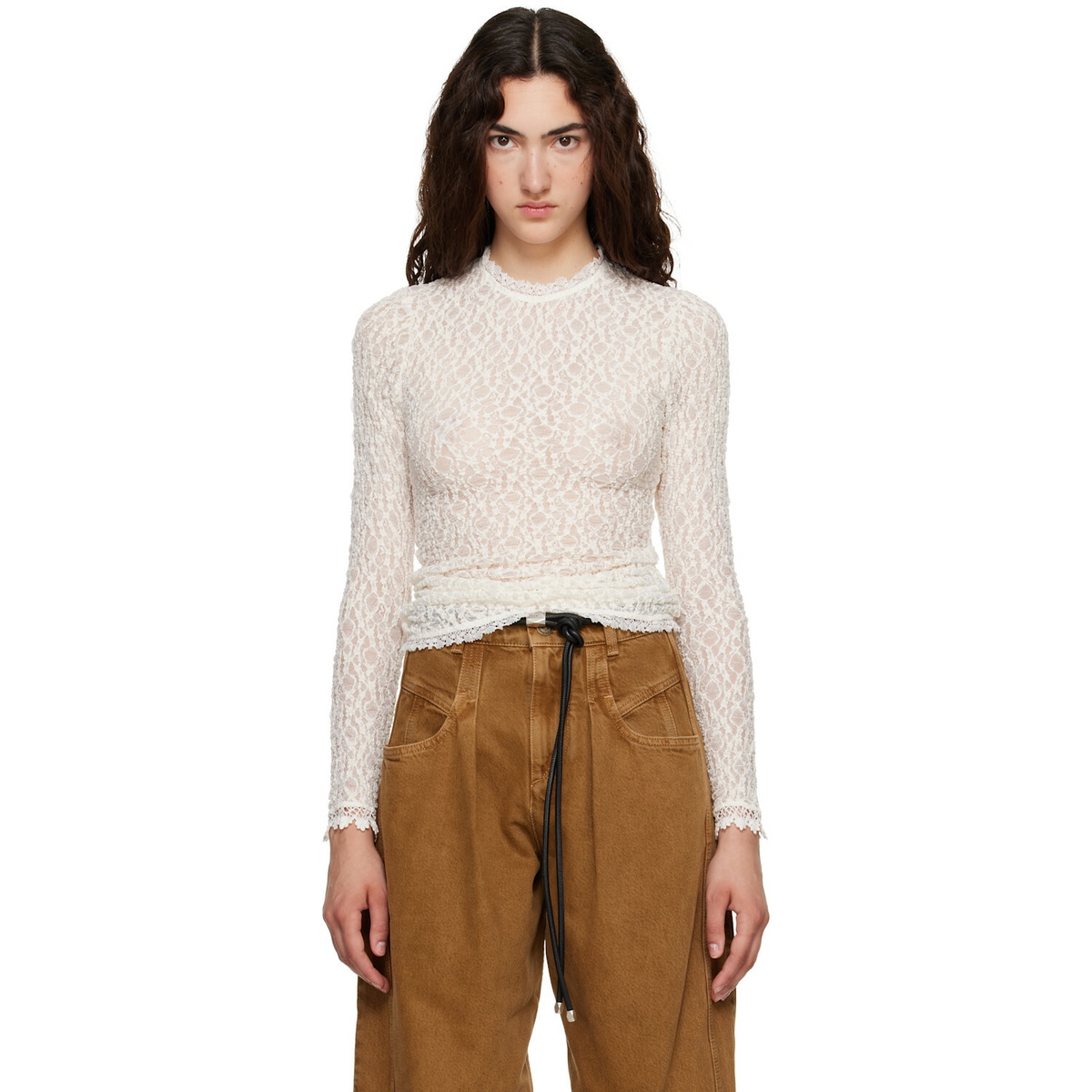Isabel Marant White Brany Top