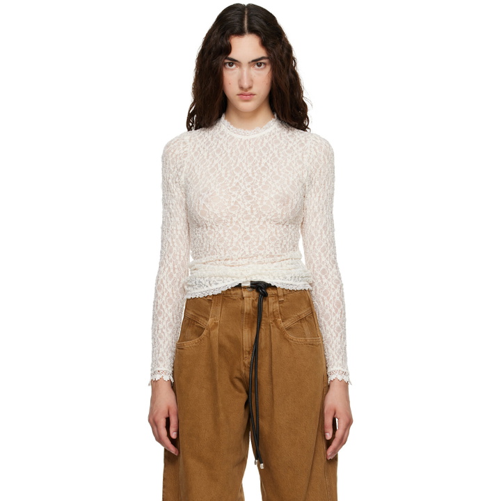 Photo: Isabel Marant White Brany Top