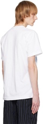 Comme des Garçons Homme Deux White Printed T-Shirt