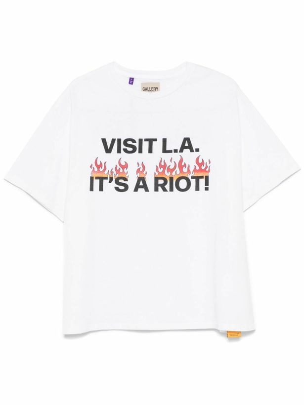 Photo: GALLERY DEPT. White L.A. Riot T-Shirt