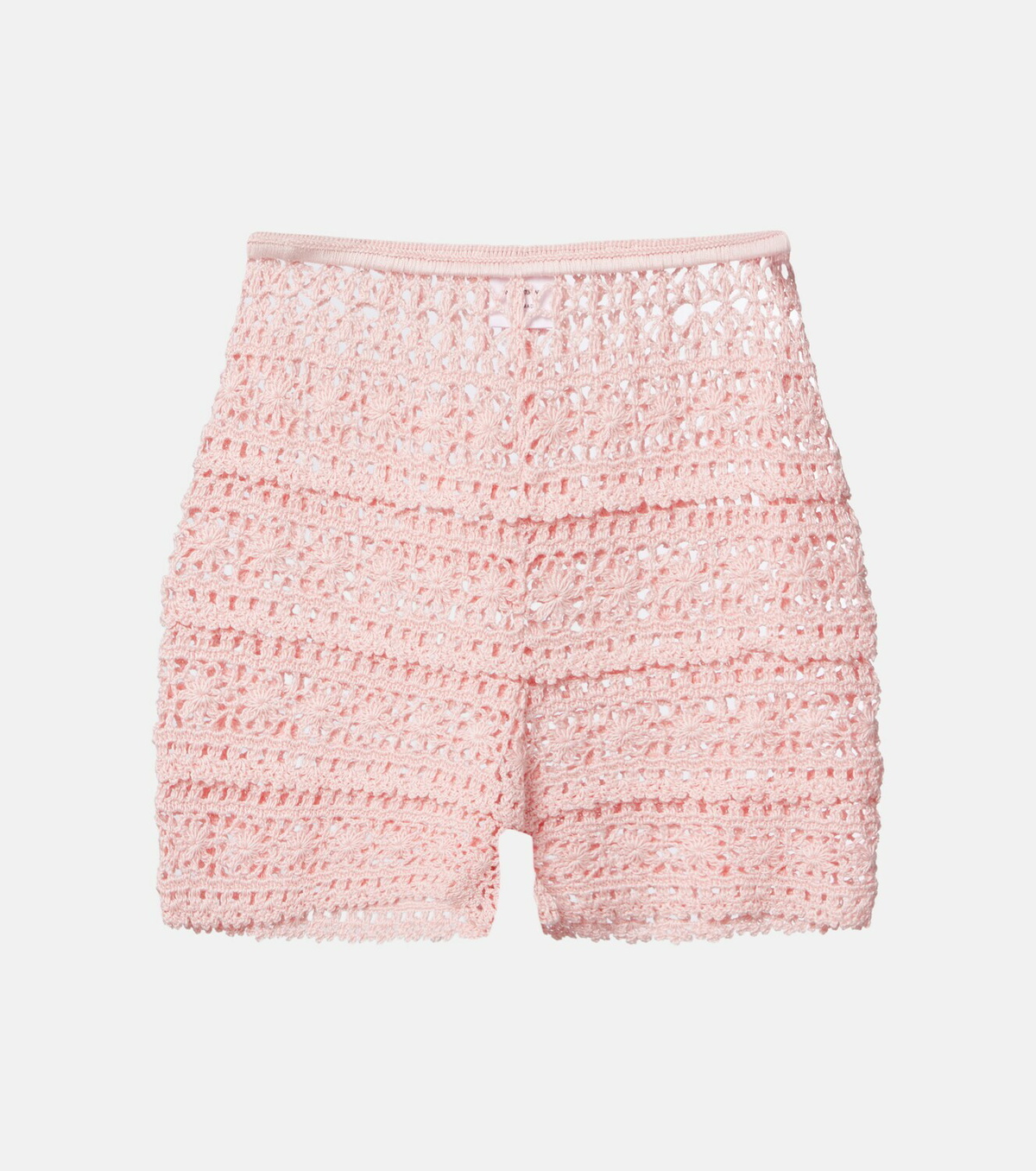 Anna Kosturova Deauville crochet cotton shorts