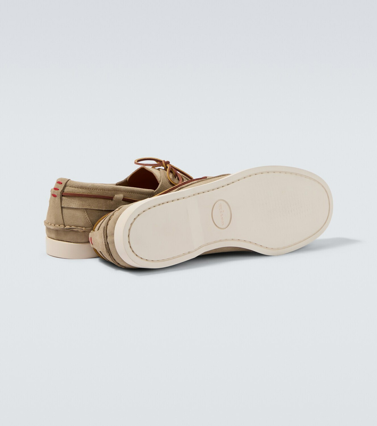 Kiton Suede boat shoes