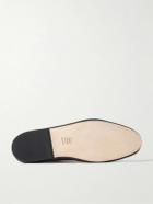 Rubinacci - Marphy Tasselled Leather-Trimmed Suede Loafers - Brown