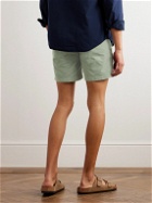 Save Khaki United - Slim-Fit Straight-Leg Cotton-Twill Shorts - Green