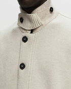 Stone Island Maglieria Tagliata Beige - Mens - Zippers & Cardigans