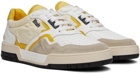 Rhude White & Yellow Racing Sneakers