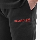 Helmut Lang Men's Ski Logo Sweat Short in Black