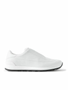 John Lobb - Lift Leather Slip-On Sneakers - White