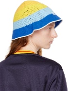 Casablanca Multicolor Rainbow Striped Bucket Hat
