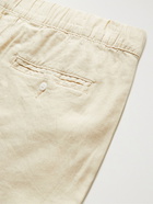 ONIA - Elijah Linen-Blend Trousers - Neutrals