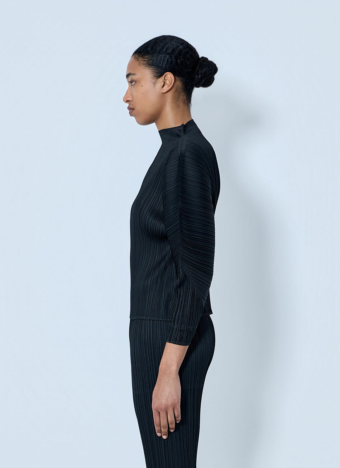 Pleats Please Issey Miyake Pleated Knit Top