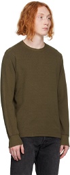 rag & bone Khaki Collin Long Sleeve T-Shirt
