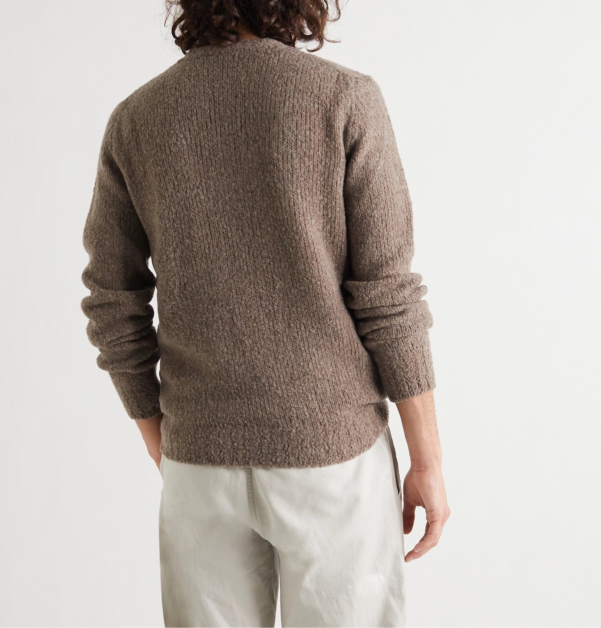 De Bonne Facture - Pecora Nera Wool Sweater - Neutrals De Bonne