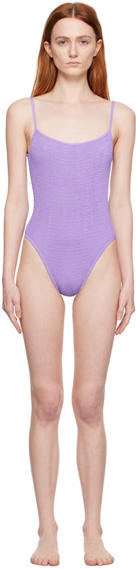 Photo: Bond-Eye Purple Low Palace Swimsuit