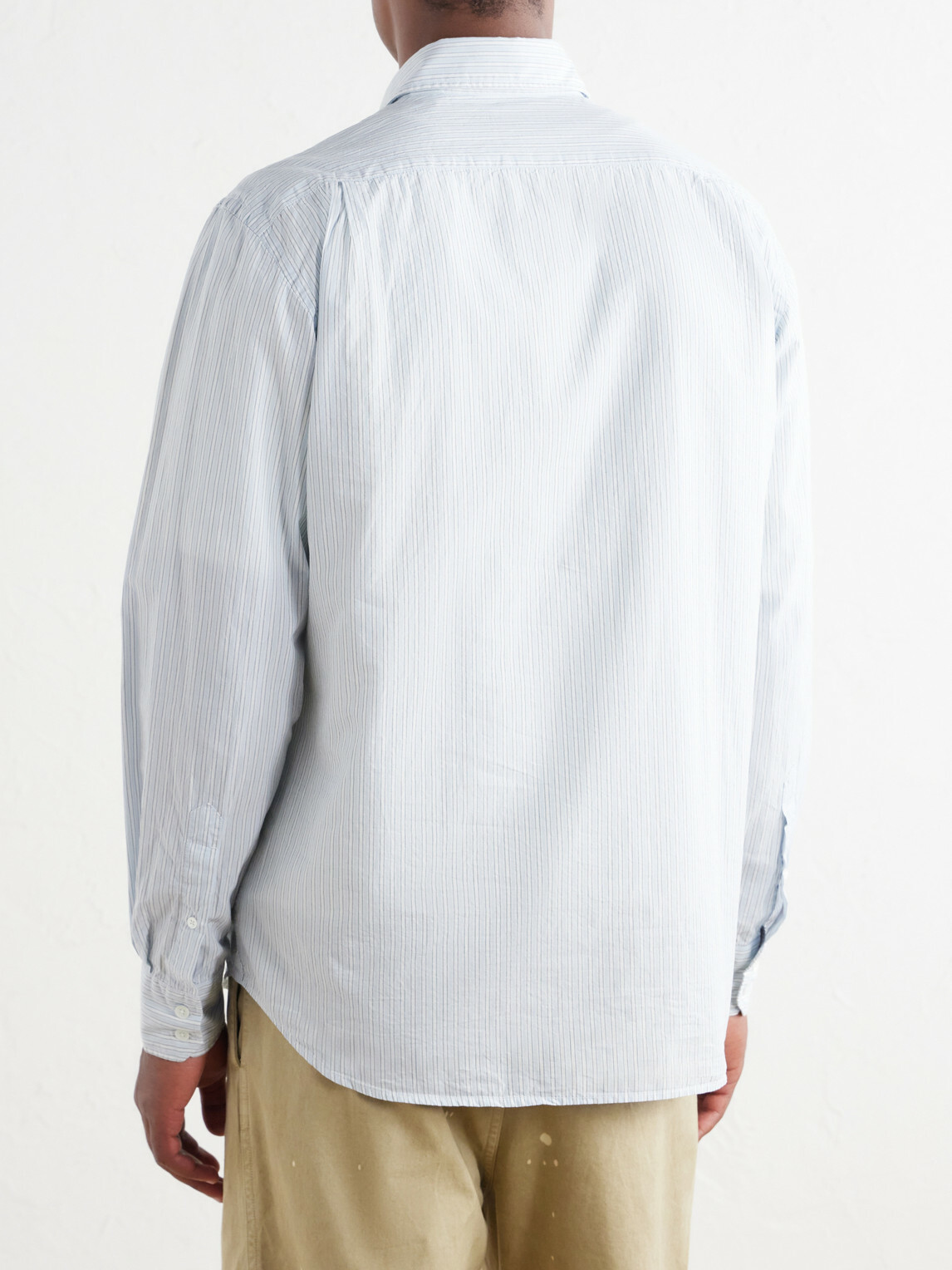 Hartford - Paul Cotton-Poplin Shirt - Blue