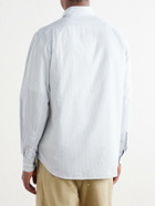 Hartford - Paul Cotton-Poplin Shirt - Blue