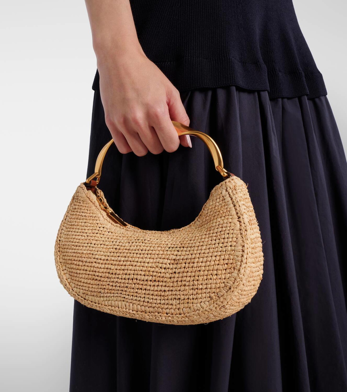 Simkhai Nixi Mini raffia tote bag