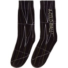 A-Cold-Wall* Black Knit Pattern Socks