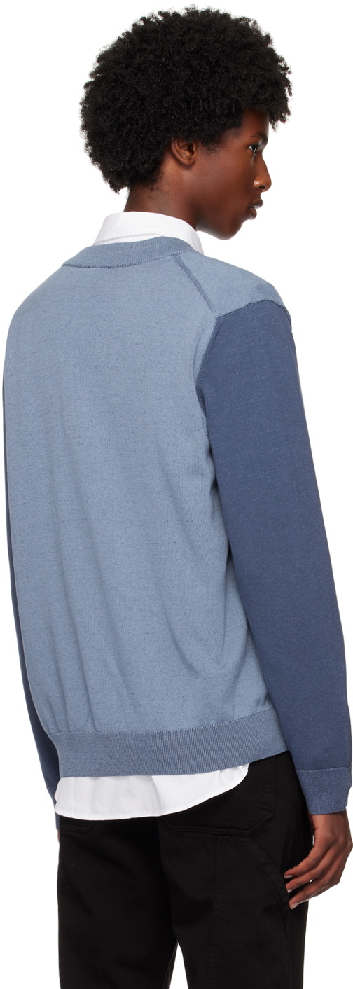 PS by Paul Smith Blue Happy Cardigan
