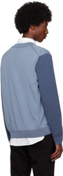PS by Paul Smith Blue Happy Cardigan