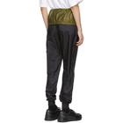 D.Gnak by Kang.D Black Waist Flap Lounge Pants