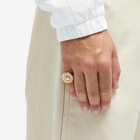 Casablanca Men's Sports Medallion Ring in Gold/Multi