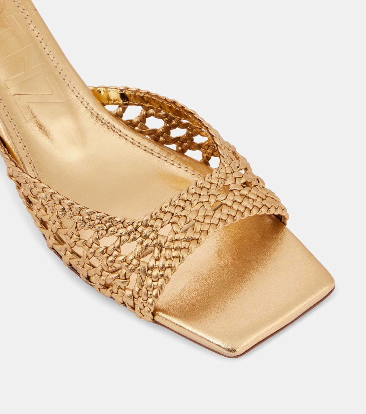 Souliers Martinez Veronica 55 woven leather sandals